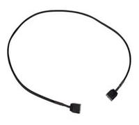 Cable de extensión aRGB de 3 pines a 3 pines, 60 cm, Cable alargador negro