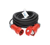 Cable de extensión CEE de goma H07RN-F 5G 4,0 mm², 400 V, 32 A, de Kalle, das Kabel.