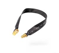 Cable de extensión coaxial plano RP-SMA macho a hembra, 27 cm de baja pérdida Pigtail para LoRaWAN IoT Miner, diseño de paso de ventana