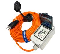 Cable de extensión con fusible y contador de energía H07BQ-F 3G2,5mm2 1-25m