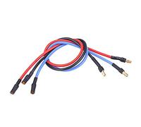 Cable de Extensión Controlador ESC, Silicona Resistente, Conector Banana 3,5 mm, 3 Piezas por Conjunto, Accesorio RC para Modelos RC, Drones y Vehículos Eléctricos