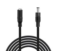 Cable de extensión DC compatible con Philips HUE Lightstrip Plus White and Color Ambiance (71903/55/PH versión 2015, 2016, 2017), Negro , 10m DC Verlängerungskabel