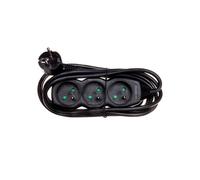 Cable de extensión de 3 enchufes con/u 3m/H05VV-F PC0313