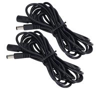 Cable de extensión de alimentación de 2 uds, Cable de extensión de luz Solar LED 5,5x2,1mm Dc12v 24v para cámara de Seguridad, Tira LED Independientes Dvr