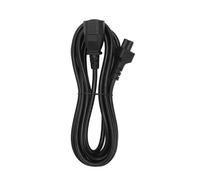 Cable de extensión de alimentación de 9,8 pies, enchufe europeo a conector hembra C5, aislante, elástico, resistente al desgaste, impermeable,