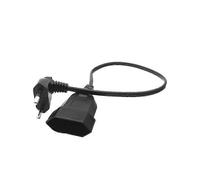 Cable de extensión de alimentación de 90 grados para PDU de PC (0,6 m) Enchufe europeo