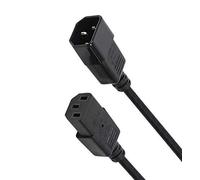 Cable de extensión de alimentación odedo para Rack de Servidor de UPS de computadora Extensión C13 a C14 de 3 Pines (3 Metros)