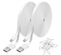Cable de extensión de alimentación para WyzeCam, WyzeCam Pan, KasaCam Interior, NestCam Interior, Yi Cámara, Blink, Cloud Cam, USB a Micro USB Cable de carga y sincronización de datos para cámara de