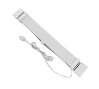 Cable de extensión de alimentación RGB direccionable, Cable de extensión para Fuente de alimentación ARGB con Conector de 5 V y 3 Pines, Cable RGB para PC de 18 AWG con Funda, para (Tarjeta gráfica