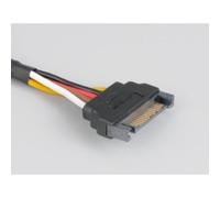 Cable de Extensión de Alimentación SATA Akasa 0,3 m Negro