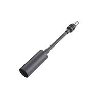 Cable de extensión de alimentación tipo C de aluminio, cable corto, solución de ahorro de espacio, convertidor de corriente macho a hembra para cable de extensión de alimentación satelital