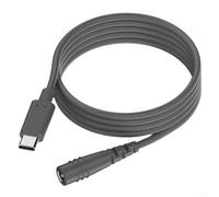 Cable de extensión de alimentación USB C macho a CC hembra de 100 W para Starlink para mini soporta entrada PD tipo C de 20 V, diseño resistente para un rendimiento duradero (2 metros)
