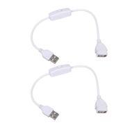 Cable de extensión de alimentación USB de fiabilidad con conmutador manual que proporciona regulación de energía instantánea para dispositivos de refrigeración, equipo LED, cable conmutador USB