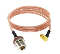 Cable de extensión de antena inalámbrica RG316, conector hembra N a conector macho RP SMA en ángulo recto, 1 unidad(15CM 1PCS)