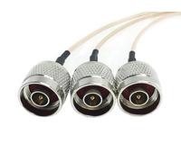 Cable de extensión de antena WiFi de 3 uds, adaptador N macho a N hembra for Cable Coaxial RG316, 50 ohmios, opciones de 1 pie/2 pies/4 pies/6 pies(1ft)