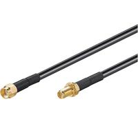 Cable de extensión de antena wlan rp sma macho a rp sma hembra, 10 metros, negro.