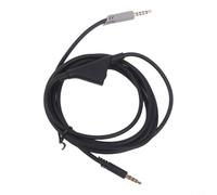 Cable de extensión de audio de 3,5 mm para Logitech A10 para a30 A40-2 metros de cable de auriculares con interruptor de silencio en línea para consola (gris)