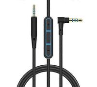 Cable de extensión de audio estéreo OFC compatible con auriculares Sennheiser PXC550 PXC480 PXC 550 480 MB660 MB 660 UC MS (con mic