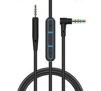 Cable de extensión de audio estéreo OFC compatible con auriculares Sennheiser PXC550 PXC480 PXC 550 480 MB660 MB 660 UC MS (con micrófono)