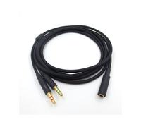 Cable de extensión de audio para auriculares gaming 2 en 1 de 3,5 mm compatible con Cloud II, Alpha, Flight, cable divisor estéreo