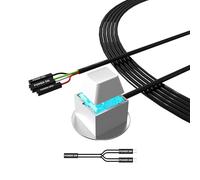 Cable de extensión de botón de encendido ABS para computadora, interruptores externos para un acceso rápido y reducción del desgaste, botón de encendido sin herramientas