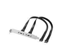 Cable de Extensión de Cabezal de Panel Frontal IDC USB 3.2 de 20 Pines Tipo e con Soporte PCIE, Cable de 20 Gbps Tipo e Macho A USB C Hembra
