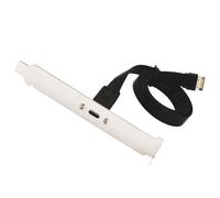Cable de ExtensióN de Cabezal de Panel Frontal USB 3.1 Tipo C, Cable de Tipo e una USB 3.1 Tipo C, Cable Adaptador Interno, con Panel (50 Cm)