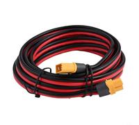 Cable de extensión de conector XT60 a XT60 que proporciona una conexión de alimentación fiable para paneles solares, centrales eléctricas y para baterías RC (3,05 m)