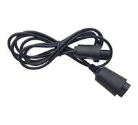 Cable de extensión de gamepad de 1,8 m para extensor de controlador N64, cable de conexión flexible, accesorio de juego negro