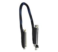Cable de extensión de GPU de 270 grados PCIe 5.0 X16 lado derecho, cable trenzado de alto ancho de banda, 64GT/s, cable de extensión trenzado GPU