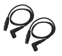 Cable de Extensión de Micrófono XLR, Alta Claridad, Cancelación de Interferencias RF, para Sala de Música, Estudio, Mezclador de Efectos, Grabación, Blindaje de Papel de (1M)