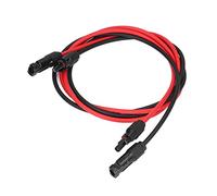 Cable de Extensión de Panel Solar, 6mm² Cable de Extensión Solar Cable de Cable Fotovoltaico con Conector Hembra y Macho para Adaptador de Panel Solar Sistema de Bricolaje(6 M)