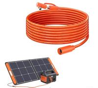 Cable de extensión de panel solar, DC8 mm, 10 m, 12 AWG, DC7909 DC8020, cable de extensión de conector solar para central eléctrica, flexible y seguro