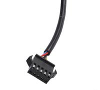 Cable de extensión de pantalla de 5 pines para bicicleta eléctrica, adaptador SM impermeable, conector macho a hembra para panel de instrumentos de bicicleta eléctrica (macho a hembra)