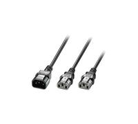 Cable De Extensión De Poder LINDY - 1 M IEC 60320 C14 / IEC 60320 C13 - Negro