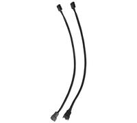 Cable de extensión de ventilador PWM de 4 pines, 10 unidades, conector macho a hembra, compatible con pines/3