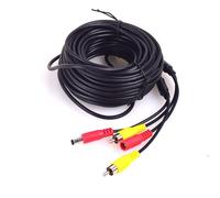 Cable de extensión de video de aviación 2 en 1 de 10 m con detección integrada, transmisión de señal mejorada con núcleo de cobre puro, doble