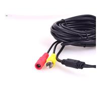 Cable de extensión de video para aviación 2 en 1 resistente a la intemperie, doble protección para transmisión de señal ininterrumpida, 10 m de