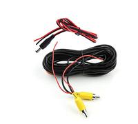 Cable de extensión de video RCA de 15 m, cable AV para conexión de cámara de visión de estacionamiento al monitor automático o navegación. Cable de conexión de 32 pies con disparador de cable de