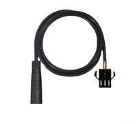 Cable de extensión del acelerador de 3 pines para bicicletas eléctricas diseñado para integración de sensores de pasillo y compatibilidad del sistema PAS con interfaz SM (hembra a SM hembra)