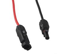 Cable de extensión divisor 4 en 1 para panel solar XT60 DC 8mm 5.5mm estación de energía portátil de carga 12AWG 1.0 m impermeable