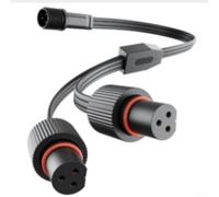Cable de extensión divisor tipo Y de 320 mm, 22 AWG, núcleo de cobre resistente al fuego para luces de aleros al aire libre para iluminación H705A/H705B/H705C/H705D (1 macho 2 hembras)