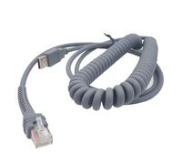 Cable de extensión en espiral para escáner de código de barras Symbol LS2208