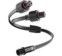 Cable de extensión en forma de Y para luces permanentes para exteriores Go-vee y para Elite, para modelos H705A, H705B, H705C, H706A, H706B, H706C, luces fijas, IP68, cable divisor tipo Y impermeable