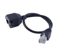 Cable de extensión Ethernet RJ45 Conector macho a hembra Cable de extensión de red Transferencia de datos de alta velocidad Multi blindado Cat6