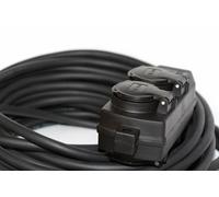 Cable de extensión H07RN-F 3x2,5 mm² (3g2,5) con Bloque de 4 toma Schuko