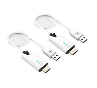 Cable de extensión HDMI inalámbrico compatible con 5G de 30 m, transmisor y receptor de audio y video, adaptador de pantalla para