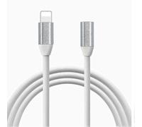 Cable de extensión Lightning de 1 m compatible con iOS 10-14 para carga, datos y audio.