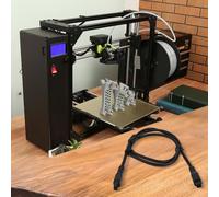 Cable de extensión Lite de 4 pines con anillo para Bambu Lab para A1 para A1 para mini para impresora 3D, cable robusto diseñado para conexiones fiables y reducción de interferencias (1,5 m)