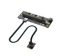Cable de Extensión M.2 M-Key 2230 A PCI-e 4.0 X16 con Oculink SFF-8612/8611 Como Tarjeta Gráfica Externa, Alimentación ATX de 6 Pines y 12 V